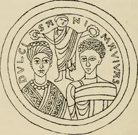 An illustration from Miniatures, ancient and modern (1908)