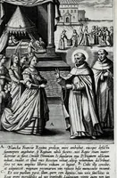 An illustration from Miracvla et beneficia SS. Rosario virginis matris devotis a Deo opt. max. collata (1610)