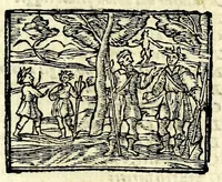 An illustration from Mirinda : favola pastorale (1619)