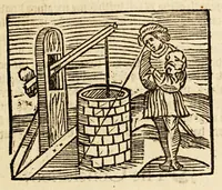 Picture 20 of 26 from A mirror for mathematiques: : a golden gem for geometricians: a sure safety for saylers, and an auncient antiquary for astronomers and astrologians. Contayning also an order howe to make an astronimicall instrument, called the astrolab, vvith the vse thereof. Also a playne and most easie instruction for erection of a figure for the 12. houses of the heauens. A work most profitable for all such as are students in astrenomie, & geometrie, and generally most necessarie for all learners in mathematicall artes. The contents of which booke you shall find in the next page. (1587), leaf 61