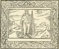 An illustration from The mirrovr of maiestie: or, The badges of honovr conceitedly emblazoned. A photo-lith. fac-simile reprint from Mr. Corser's perfect copy. A.D. 1618 (1870)