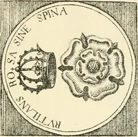 An illustration from The mirrovr of maiestie: or, The badges of honovr conceitedly emblazoned. A photo-lith. fac-simile reprint from Mr. Corser's perfect copy. A.D. 1618 (1870)