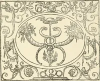 An illustration from The mirrovr of maiestie: or, The badges of honovr conceitedly emblazoned. A photo-lith. fac-simile reprint from Mr. Corser's perfect copy. A.D. 1618 (1870)