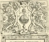 An illustration from The mirrovr of maiestie: or, The badges of honovr conceitedly emblazoned. A photo-lith. fac-simile reprint from Mr. Corser's perfect copy. A.D. 1618 (1870)