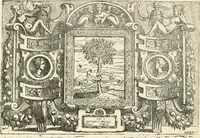 An illustration from The mirrovr of maiestie: or, The badges of honovr conceitedly emblazoned. A photo-lith. fac-simile reprint from Mr. Corser's perfect copy. A.D. 1618 (1870)