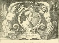 An illustration from The mirrovr of maiestie: or, The badges of honovr conceitedly emblazoned. A photo-lith. fac-simile reprint from Mr. Corser's perfect copy. A.D. 1618 (1870)