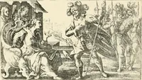 An illustration from The mirrovr of maiestie: or, The badges of honovr conceitedly emblazoned. A photo-lith. fac-simile reprint from Mr. Corser's perfect copy. A.D. 1618 (1870)