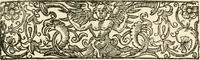 An illustration from The mirrovr of maiestie: or, The badges of honovr conceitedly emblazoned. A photo-lith. fac-simile reprint from Mr. Corser's perfect copy. A.D. 1618 (1870)