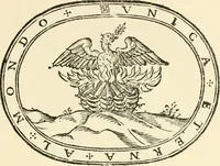 An illustration from The mirrovr of maiestie: or, The badges of honovr conceitedly emblazoned. A photo-lith. fac-simile reprint from Mr. Corser's perfect copy. A.D. 1618 (1870)