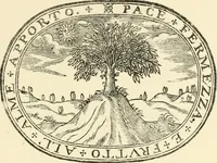 An illustration from The mirrovr of maiestie: or, The badges of honovr conceitedly emblazoned. A photo-lith. fac-simile reprint from Mr. Corser's perfect copy. A.D. 1618 (1870)