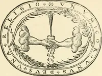 An illustration from The mirrovr of maiestie: or, The badges of honovr conceitedly emblazoned. A photo-lith. fac-simile reprint from Mr. Corser's perfect copy. A.D. 1618 (1870)