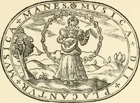 An illustration from The mirrovr of maiestie: or, The badges of honovr conceitedly emblazoned. A photo-lith. fac-simile reprint from Mr. Corser's perfect copy. A.D. 1618 (1870)