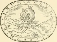 An illustration from The mirrovr of maiestie: or, The badges of honovr conceitedly emblazoned. A photo-lith. fac-simile reprint from Mr. Corser's perfect copy. A.D. 1618 (1870)