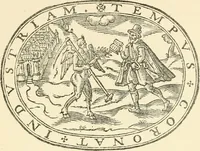 An illustration from The mirrovr of maiestie: or, The badges of honovr conceitedly emblazoned. A photo-lith. fac-simile reprint from Mr. Corser's perfect copy. A.D. 1618 (1870)