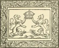 An illustration from The mirrovr of maiestie: or, The badges of honovr conceitedly emblazoned. A photo-lith. fac-simile reprint from Mr. Corser's perfect copy. A.D. 1618 (1870)