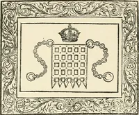 An illustration from The mirrovr of maiestie: or, The badges of honovr conceitedly emblazoned. A photo-lith. fac-simile reprint from Mr. Corser's perfect copy. A.D. 1618 (1870)