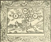 Picture 74 of 109 from The mirrovr of maiestie: or, The badges of honovr conceitedly emblazoned. A photo-lith. fac-simile reprint from Mr. Corser's perfect copy. A.D. 1618 (1870), leaf 96