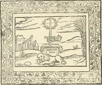 An illustration from The mirrovr of maiestie: or, The badges of honovr conceitedly emblazoned. A photo-lith. fac-simile reprint from Mr. Corser's perfect copy. A.D. 1618 (1870)
