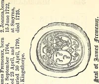 An illustration from Miscellanea genealogica et heraldica : (1874)