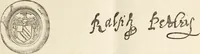 An illustration from Miscellanea genealogica et heraldica : (1883)