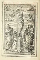 An illustration from Missale Romanum ex decreto Sacrosancti Concilij Tridentini restitutum : Pii V. Pont. Max. iussu editum et Clementis VIII. auctoritte recognitum (1623)