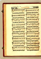 An illustration from Missale romanum ordinarium. : Misale romanum nuper adoptatum co[m]modu[m] quoru[m]cu[m]q[ue] sacerdotu[m] summa diligentia distinctu[m]: atq[ue] ita ex nouo ordine digestu[m] vt apposit[is] introitib[us], gradualib[us], offertorijs [et] co[m]munionibus o[mn]es miss[a]e sint in suis loc[is] integre. In quo etia[m] adiunct[a]e sunt mult[a]e miss[a]e uou[a]e [sic], [et] alia plurima sup[er]addita, q[uae] in missalib[us] hacten[us] i[m]p[re]ssis d[e]sideraba[n]tur. 1561 (1561)