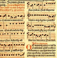 Picture 10 of 33 from Missale romanum ordinarium. : Misale romanum nuper adoptatum co[m]modu[m] quoru[m]cu[m]q[ue] sacerdotu[m] summa diligentia distinctu[m]: atq[ue] ita ex nouo ordine digestu[m] vt apposit[is] introitib[us], gradualib[us], offertorijs [et] co[m]munionibus o[mn]es miss[a]e sint in suis loc[is] integre. In quo etia[m] adiunct[a]e sunt mult[a]e miss[a]e uou[a]e [sic], [et] alia plurima sup[er]addita, q[uae] in missalib[us] hacten[us] i[m]p[re]ssis d[e]sideraba[n]tur. 1561 (1561), leaf 231