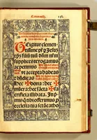 An illustration from Missale romanum ordinarium. : Misale romanum nuper adoptatum co[m]modu[m] quoru[m]cu[m]q[ue] sacerdotu[m] summa diligentia distinctu[m]: atq[ue] ita ex nouo ordine digestu[m] vt apposit[is] introitib[us], gradualib[us], offertorijs [et] co[m]munionibus o[mn]es miss[a]e sint in suis loc[is] integre. In quo etia[m] adiunct[a]e sunt mult[a]e miss[a]e uou[a]e [sic], [et] alia plurima sup[er]addita, q[uae] in missalib[us] hacten[us] i[m]p[re]ssis d[e]sideraba[n]tur. 1561 (1561)