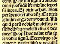An illustration from Missale romanum ordinarium. : Misale romanum nuper adoptatum co[m]modu[m] quoru[m]cu[m]q[ue] sacerdotu[m] summa diligentia distinctu[m]: atq[ue] ita ex nouo ordine digestu[m] vt apposit[is] introitib[us], gradualib[us], offertorijs [et] co[m]munionibus o[mn]es miss[a]e sint in suis loc[is] integre. In quo etia[m] adiunct[a]e sunt mult[a]e miss[a]e uou[a]e [sic], [et] alia plurima sup[er]addita, q[uae] in missalib[us] hacten[us] i[m]p[re]ssis d[e]sideraba[n]tur. 1561 (1561)