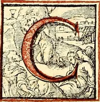 An illustration from Missale romanvm, ex decreto sacrosancti Concilij Tridentini restitum (1575)