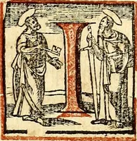 An illustration from Missale romanvm, ex decreto sacrosancti Concilij Tridentini restitum (1575)