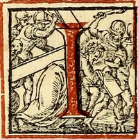 An illustration from Missale romanvm, ex decreto sacrosancti Concilij Tridentini restitum (1575)