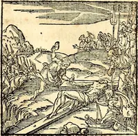 An illustration from Missale romanvm, ex decreto sacrosancti Concilij Tridentini restitum (1575)