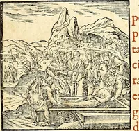 An illustration from Missale romanvm, ex decreto sacrosancti Concilij Tridentini restitum (1575)