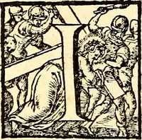 An illustration from Missale romanvm, ex decreto sacrosancti Concilij Tridentini restitum (1575)