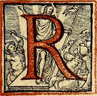 An illustration from Missale romanvm, ex decreto sacrosancti Concilij Tridentini restitum (1575)