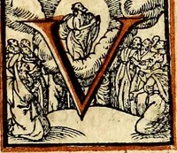 An illustration from Missale romanvm, ex decreto sacrosancti Concilij Tridentini restitum (1575)