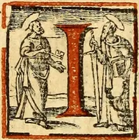 An illustration from Missale romanvm, ex decreto sacrosancti Concilij Tridentini restitum (1575)