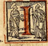 An illustration from Missale romanvm, ex decreto sacrosancti Concilij Tridentini restitum (1575)