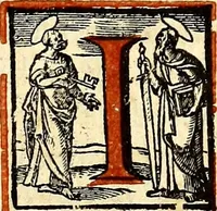 An illustration from Missale romanvm, ex decreto sacrosancti Concilij Tridentini restitum (1575)