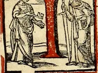 An illustration from Missale romanvm, ex decreto sacrosancti Concilij Tridentini restitum (1575)
