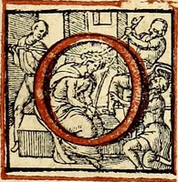 An illustration from Missale romanvm, ex decreto sacrosancti Concilij Tridentini restitum (1575)