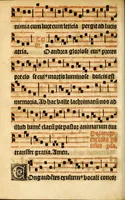 An illustration from Misse familiares cum suis ca[n]tibu[us] angelicis nuperrime ad vngue[m] recognite : nam pleraq[ue] in vetustiorib[us] exe[m]plarib[us] truncata, in hac nouissima recognitione reintegrata sunt sicuti precipue in intonationibus Psalmorum videre est. Misse sole[n]niores toti[us] anni, nuperrime ad vngue[m] recognite. Communes prose totius anni nouissime emendate (1526)