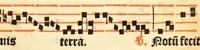 An illustration from Misse familiares cum suis ca[n]tibu[us] angelicis nuperrime ad vngue[m] recognite : nam pleraq[ue] in vetustiorib[us] exe[m]plarib[us] truncata, in hac nouissima recognitione reintegrata sunt sicuti precipue in intonationibus Psalmorum videre est. Misse sole[n]niores toti[us] anni, nuperrime ad vngue[m] recognite. Communes prose totius anni nouissime emendate (1526)