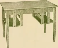 An illustration from Mission furniture : also fine cabinet work to order. (1908)