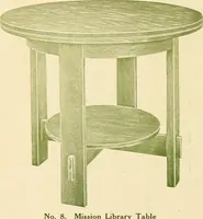 An illustration from Mission furniture : also fine cabinet work to order. (1908)