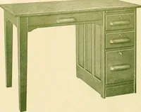 An illustration from Mission furniture : also fine cabinet work to order. (1908)