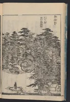 An illustration from Miyako rinsen meishō zue : zenbu rokusatsu (1800)