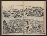 An illustration from Miyako rinsen meishō zue : zenbu rokusatsu (1800)