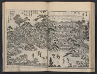 An illustration from Miyako rinsen meishō zue : zenbu rokusatsu (1800)